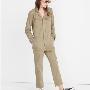 madewell jumpsuit / coverall olive green